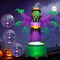 Sanchez; Halloween Inflatables Animated Witch Waving Hands Blow Up Outdoor Yard Decorations Garden Lawn Decor; Category:Fall Inflatables; Image:3